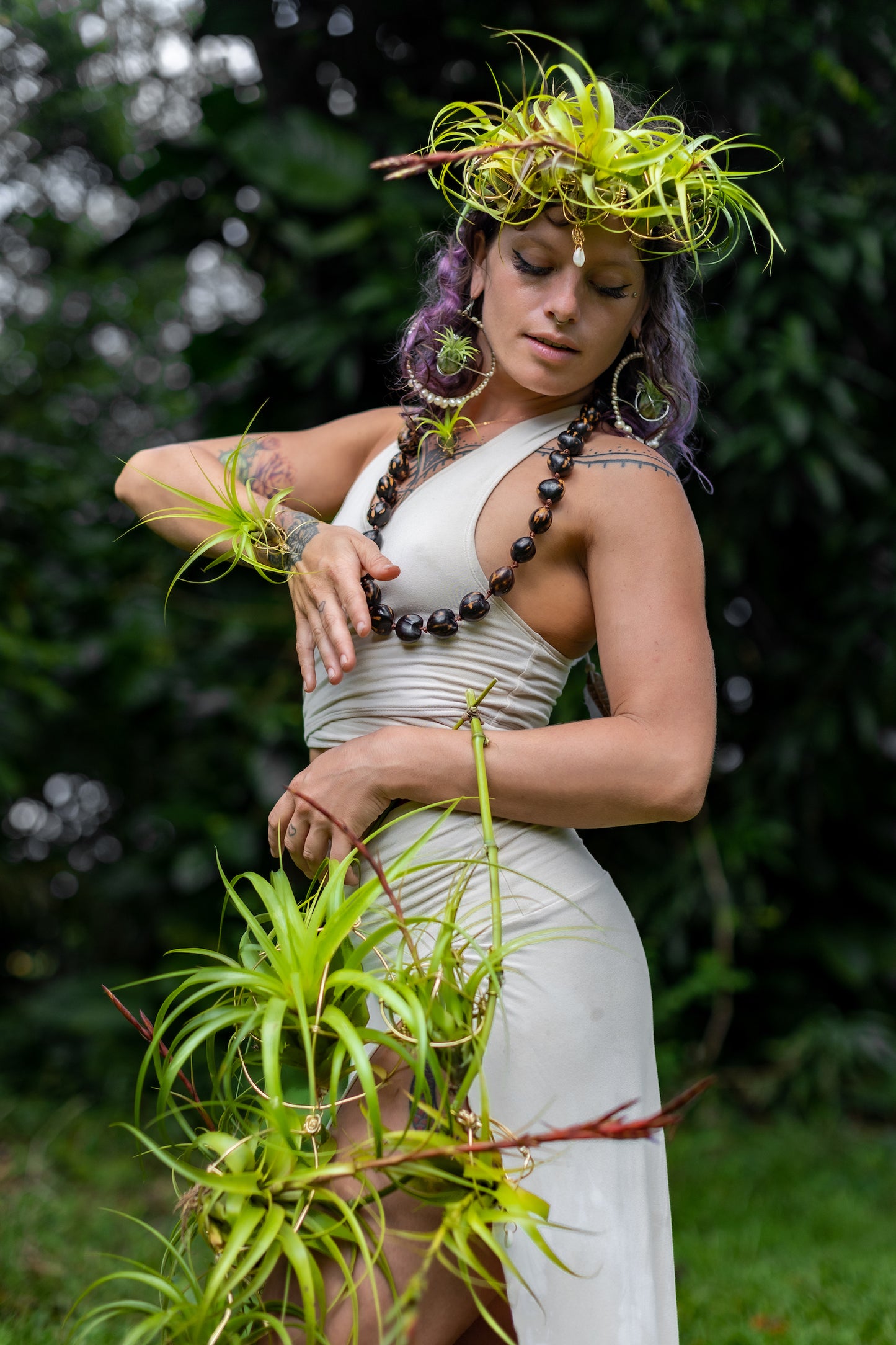 Air Plant Bridal Hoop Bouquet ~ Lives Forever