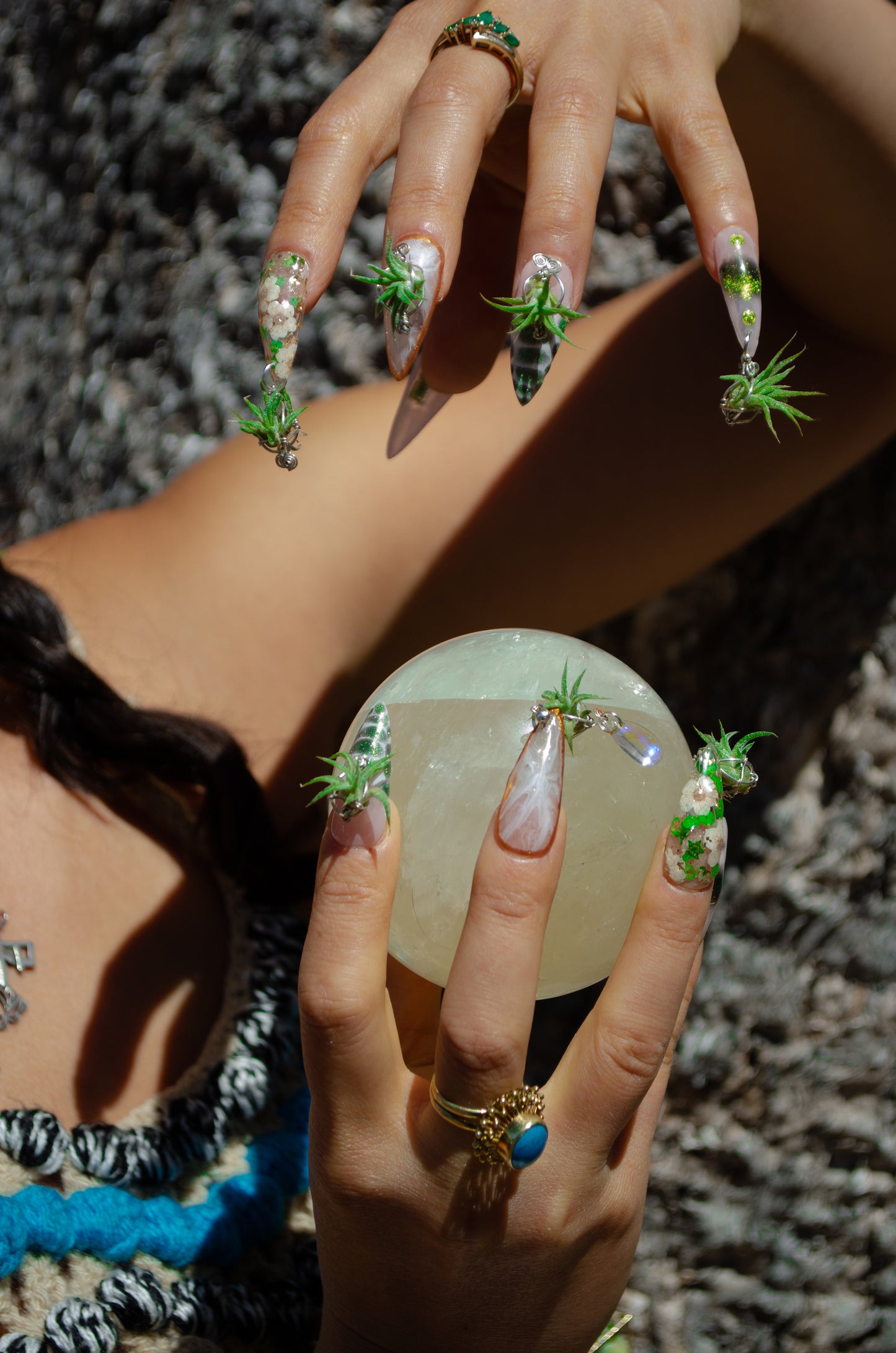 Air Plant Glam Nails ~ Interchangeable in Orbs