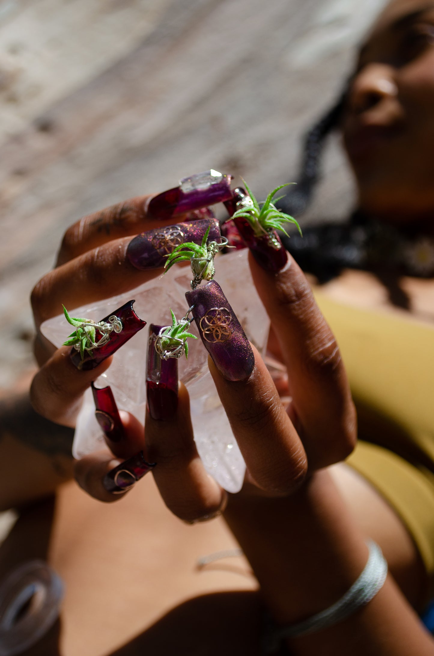 Air Plant Glam Nails ~ Interchangeable in Orbs