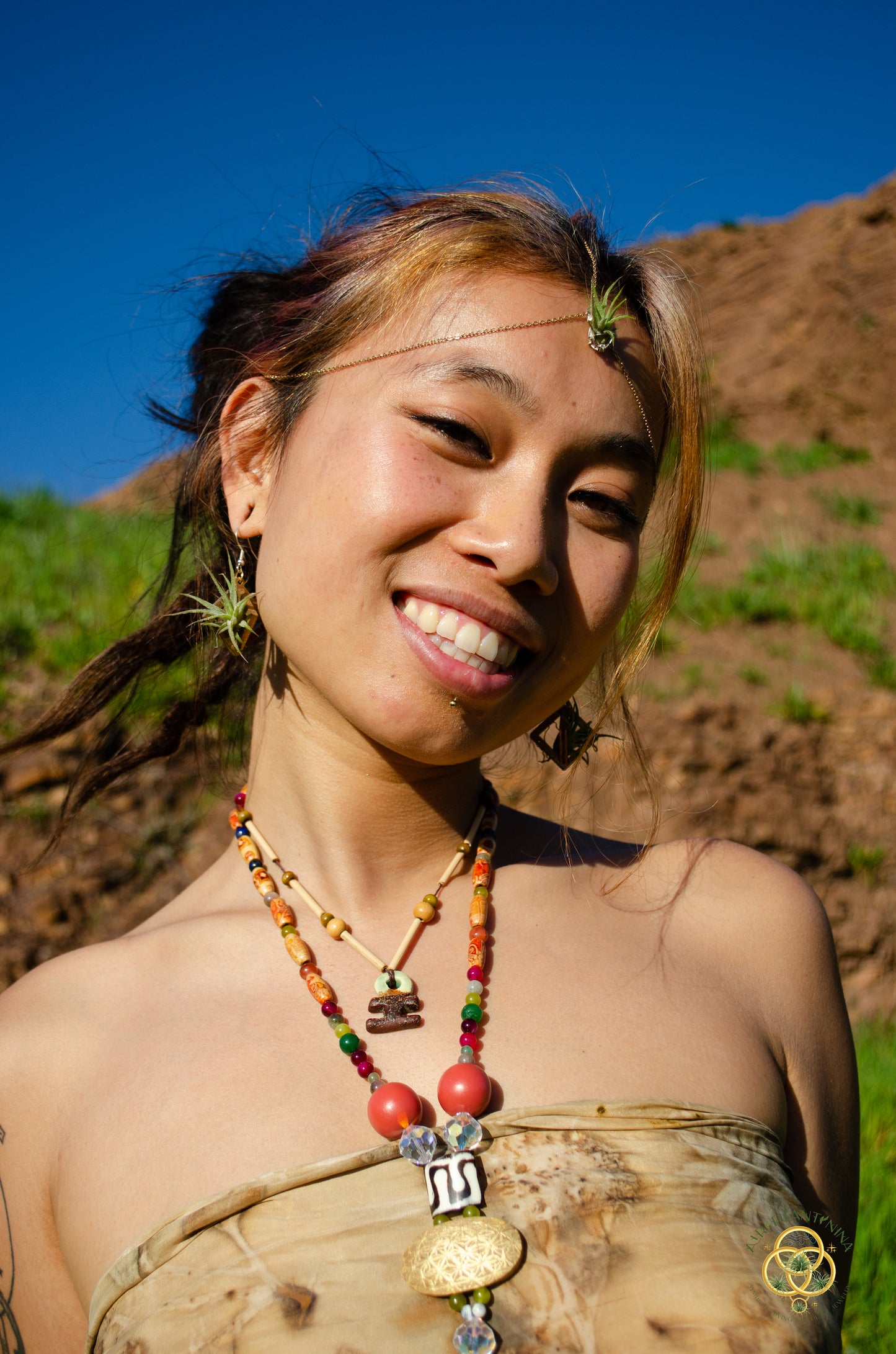 Air Plant Bindi Headdress Simple Headchain