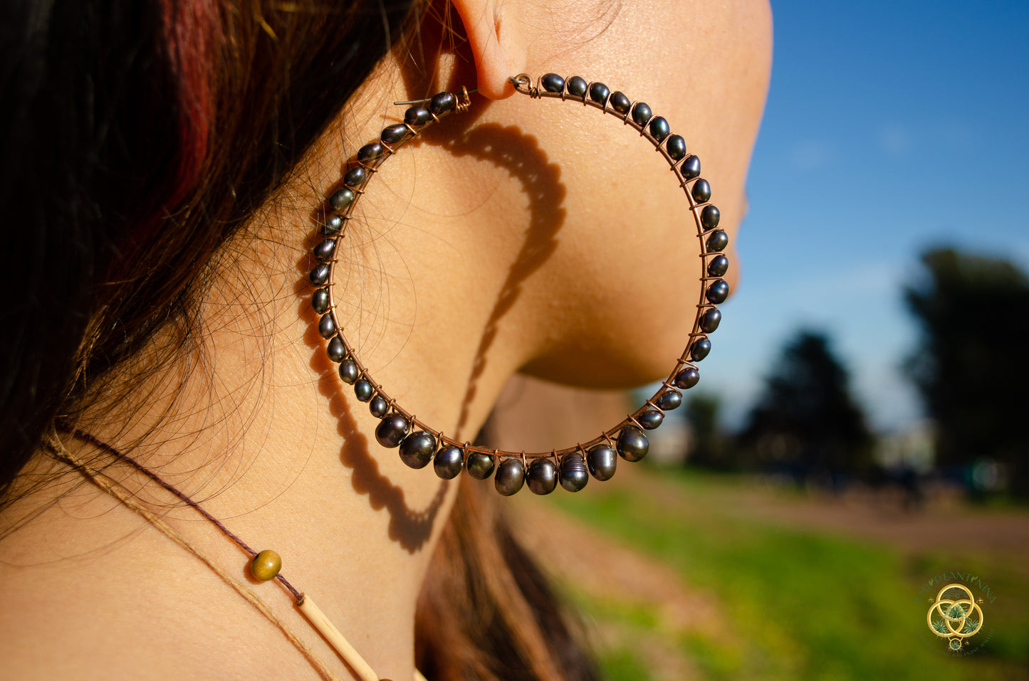 Pearl Hoop Earrings ~ Geniune Pearls (Small, Medium, Large, Many Styles)