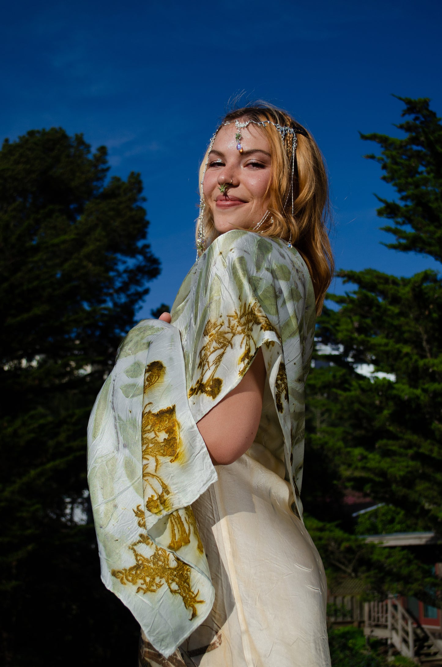 Air Plant Bindi Headdress Headchain Boho Bridal Headband