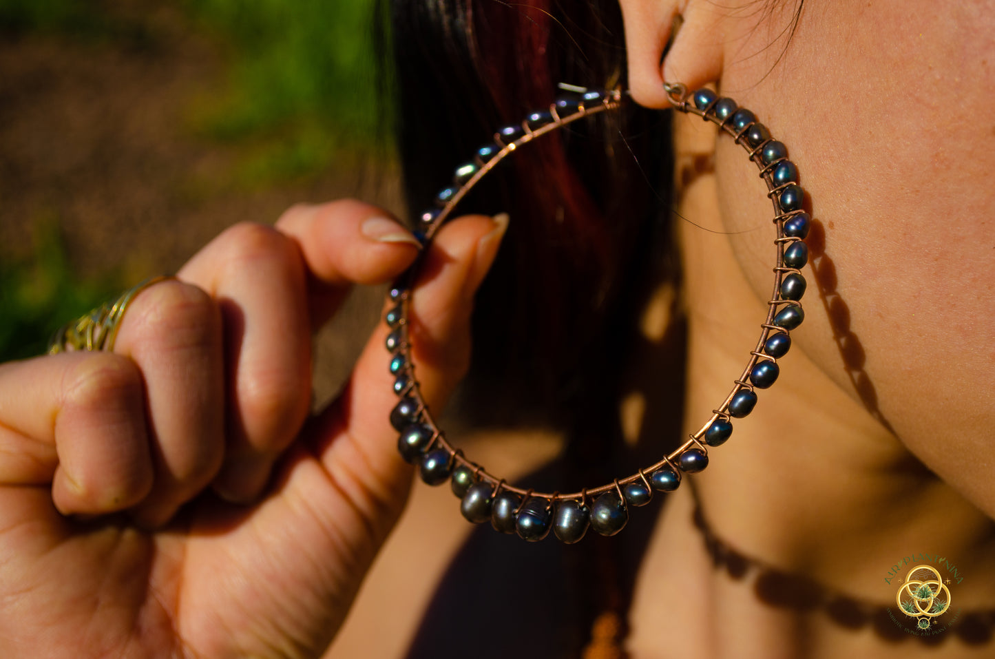 Pearl Hoop Earrings ~ Geniune Pearls (Small, Medium, Large, Many Styles)