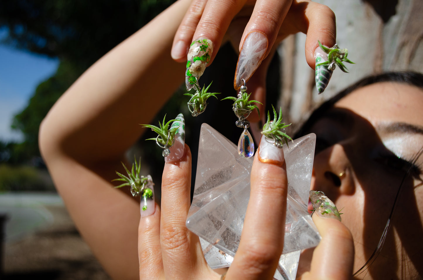 Air Plant Glam Nails ~ Interchangeable in Orbs