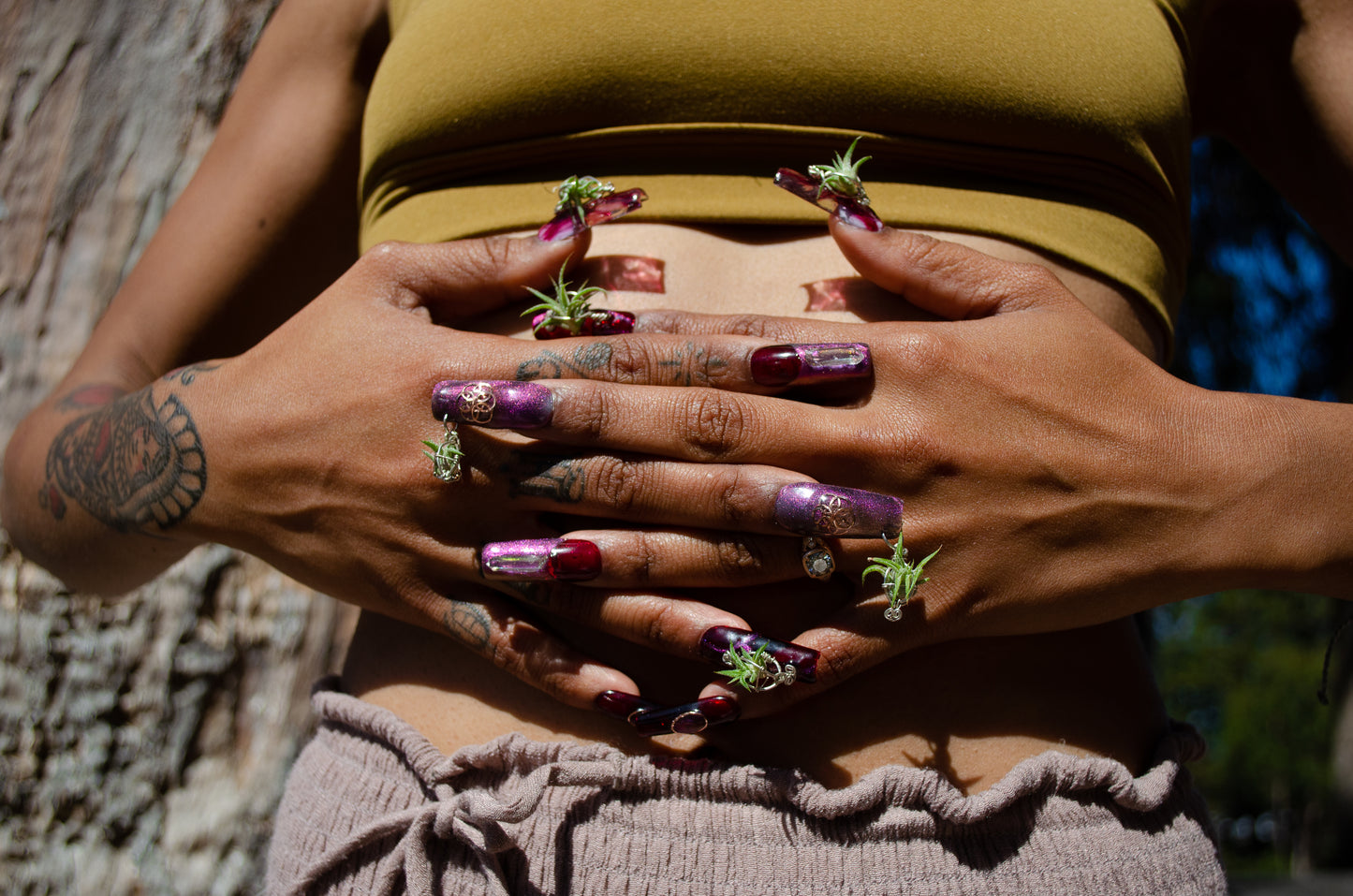 Air Plant Glam Nails ~ Interchangeable in Orbs