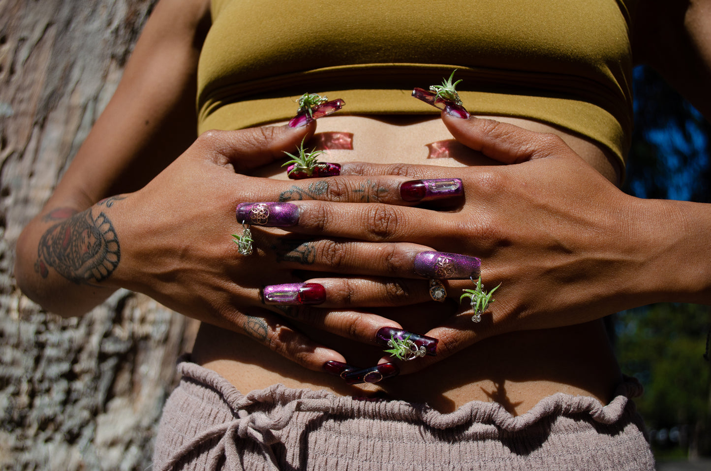 Air Plant Glam Nails ~ Interchangeable in Orbs