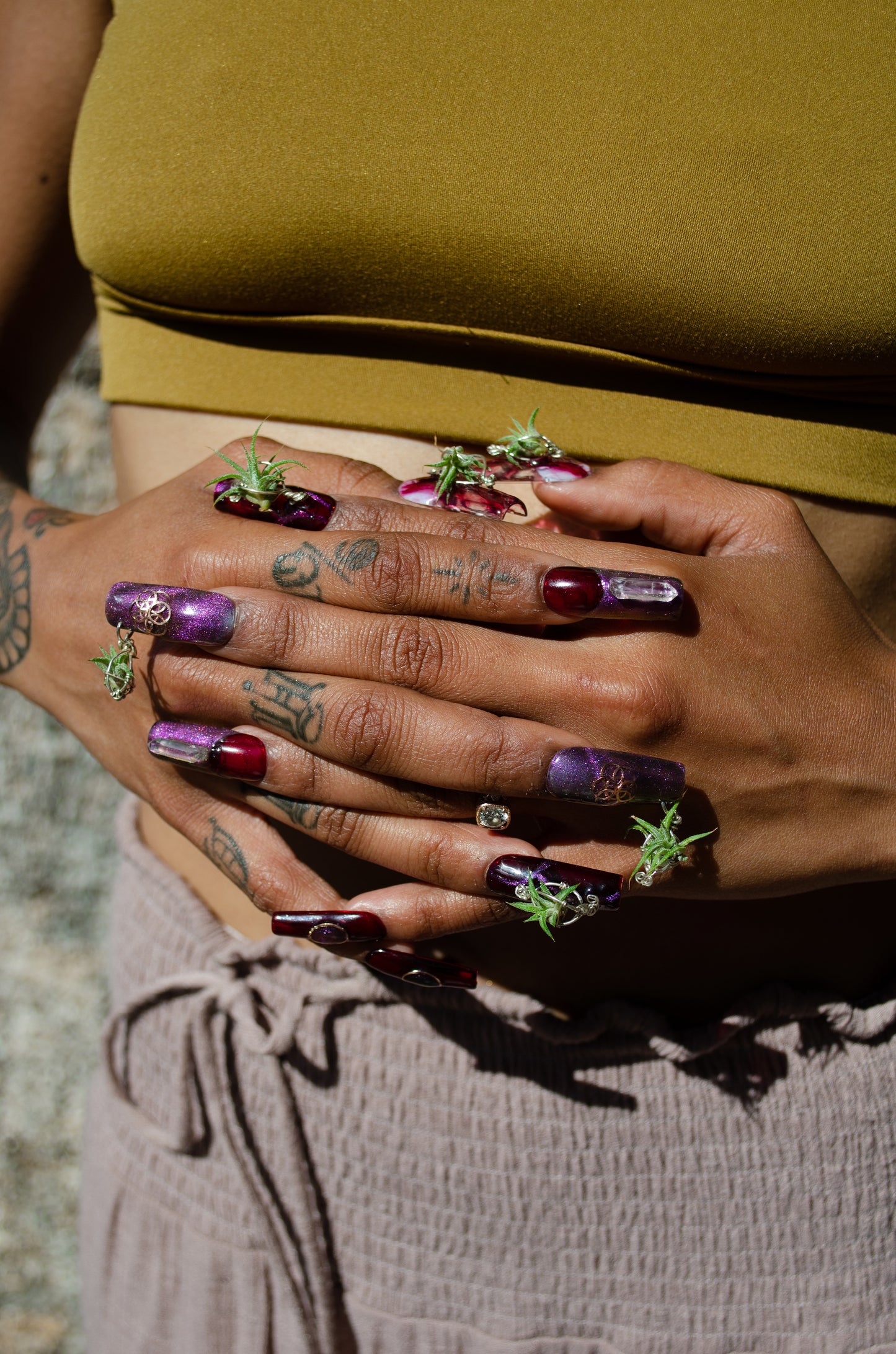 Air Plant Glam Nails ~ Interchangeable in Orbs