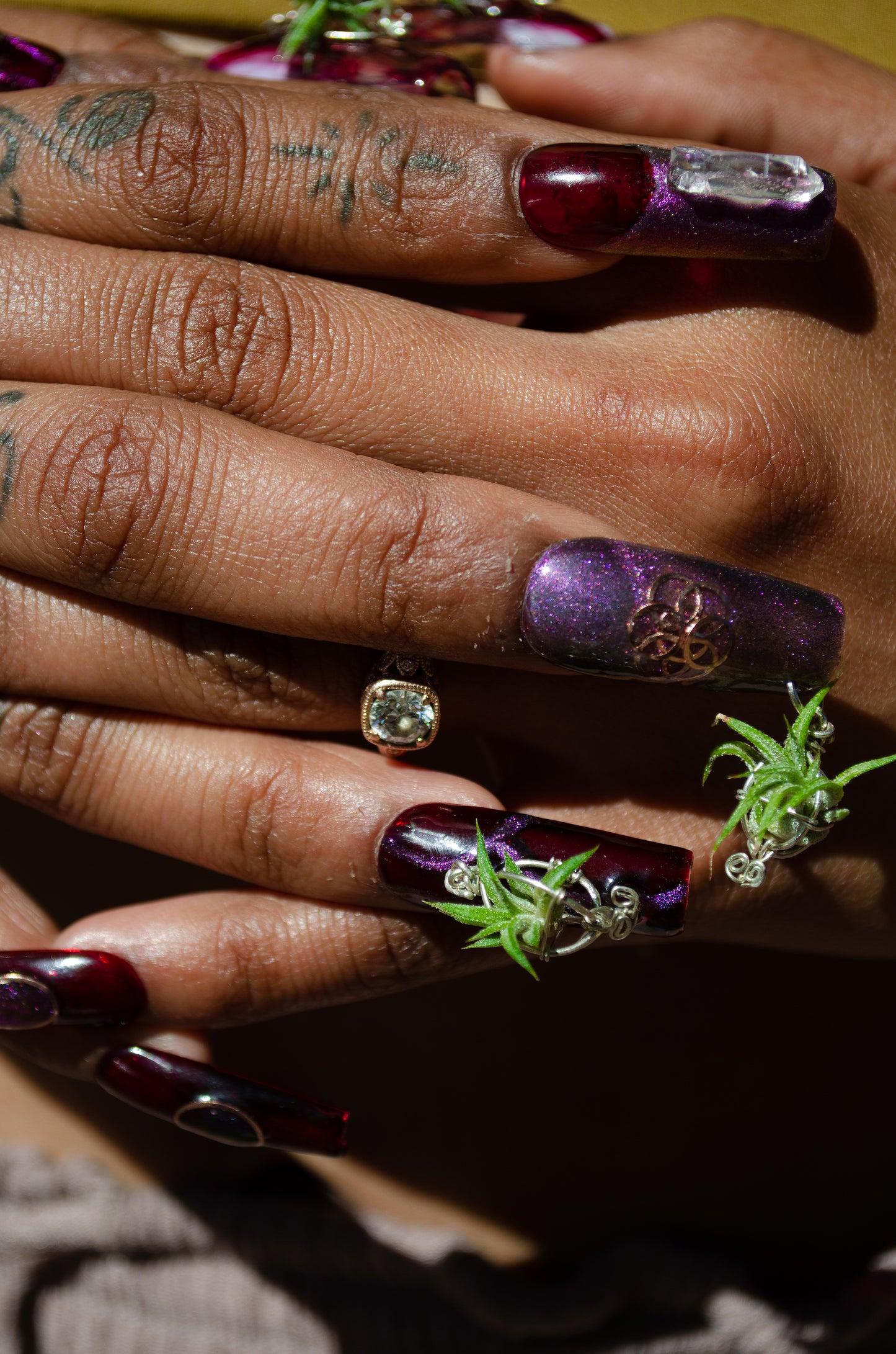 Air Plant Glam Nails ~ Interchangeable in Orbs