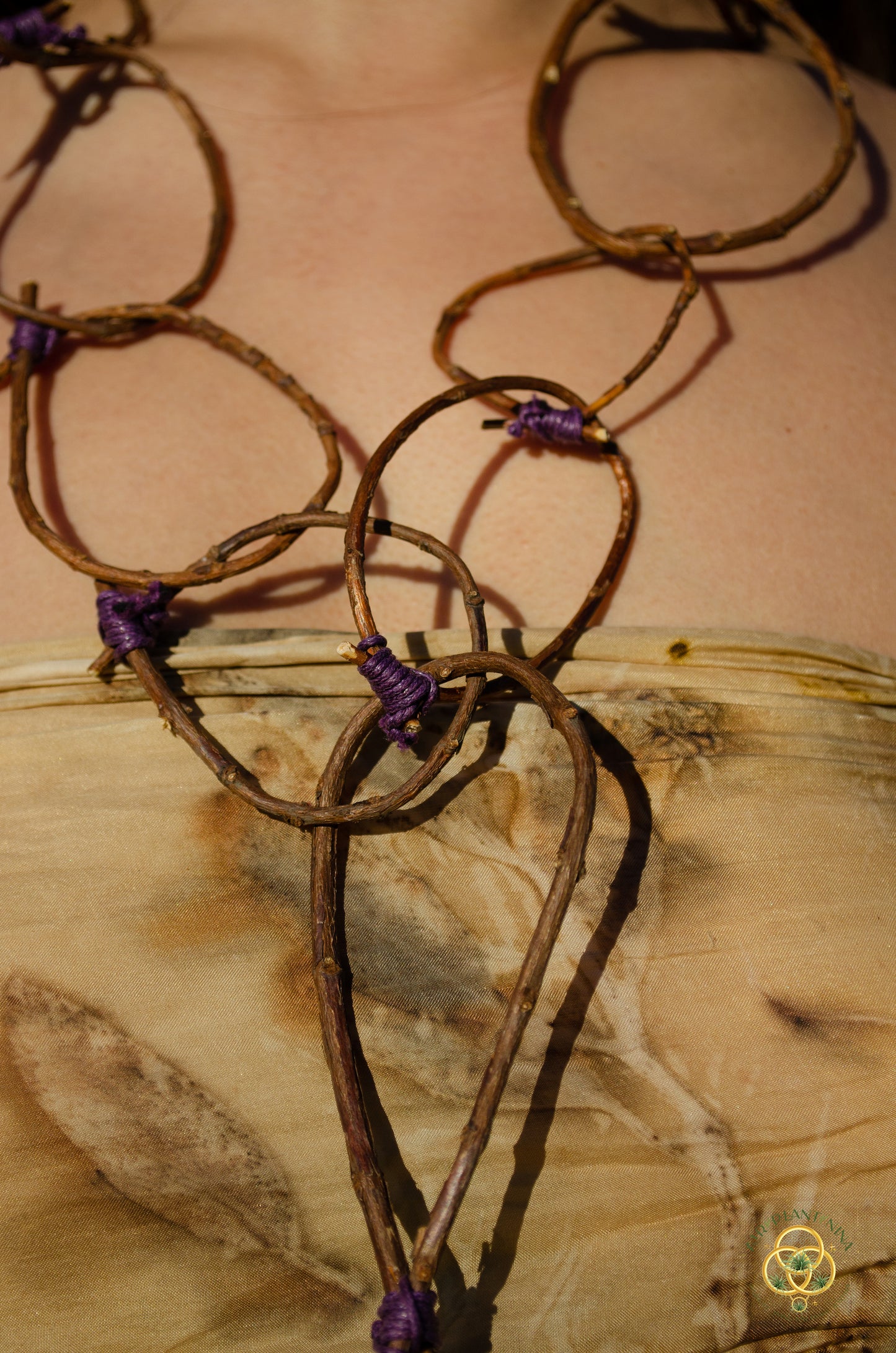 Wood Branch Natural Chain Necklace