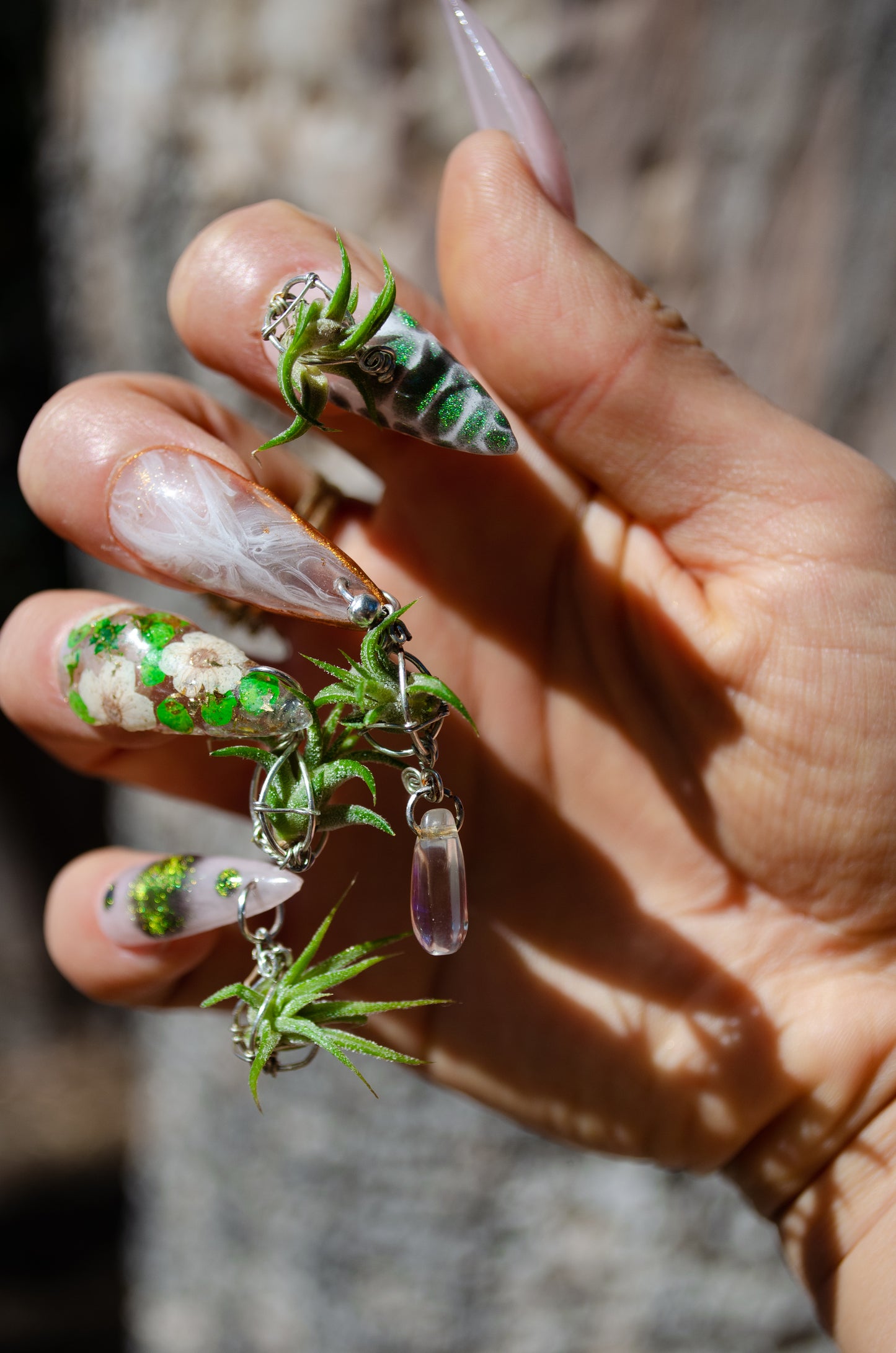 Air Plant Glam Nails ~ Interchangeable in Orbs