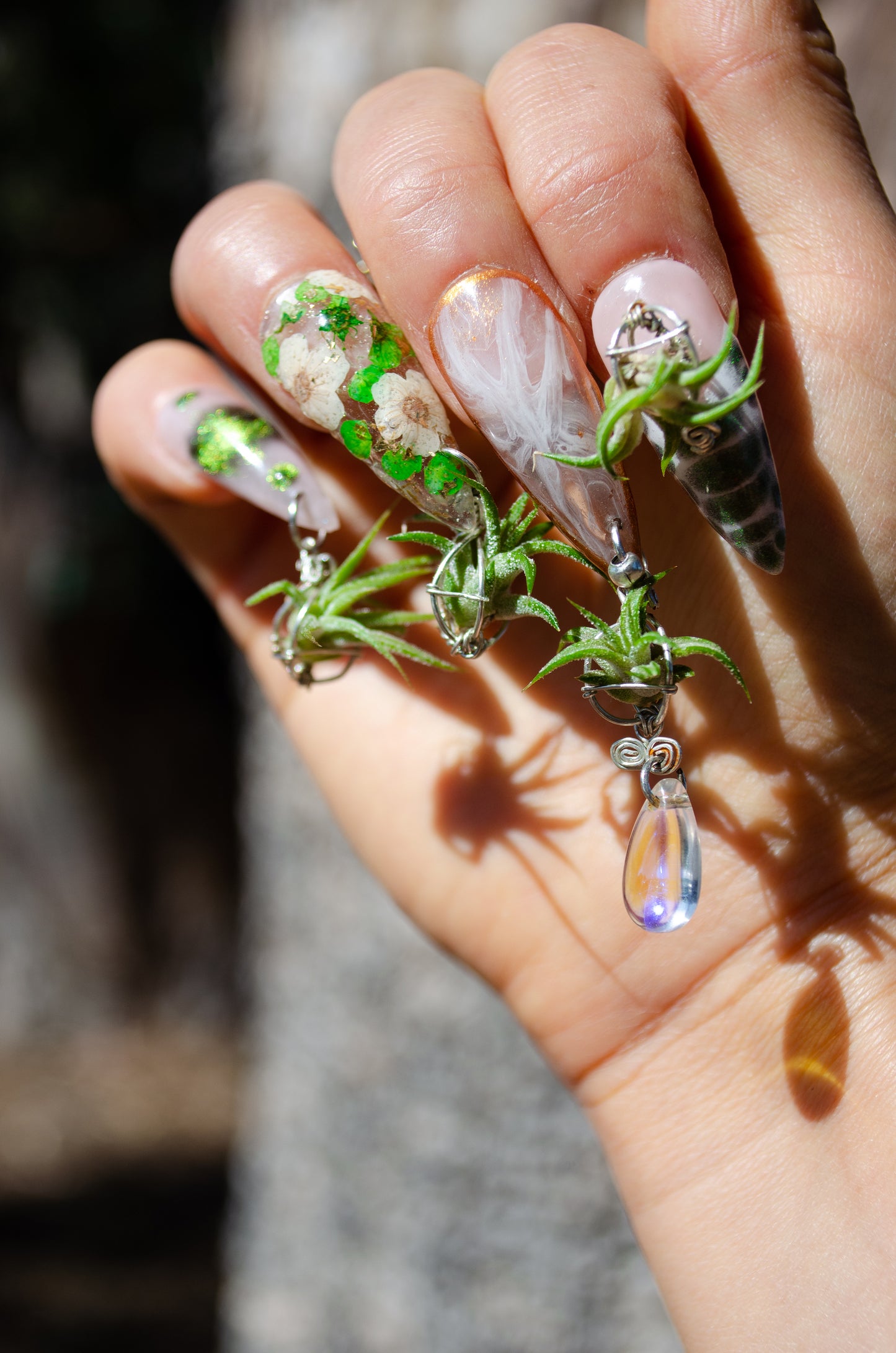 Air Plant Glam Nails ~ Interchangeable in Orbs