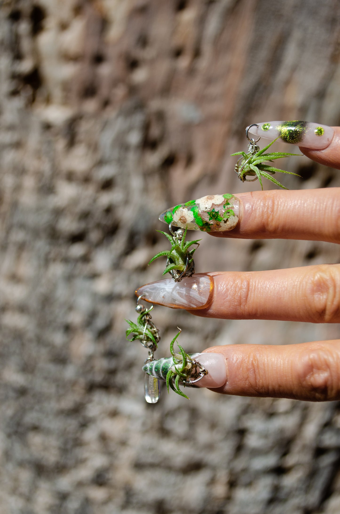Air Plant Glam Nails ~ Interchangeable in Orbs