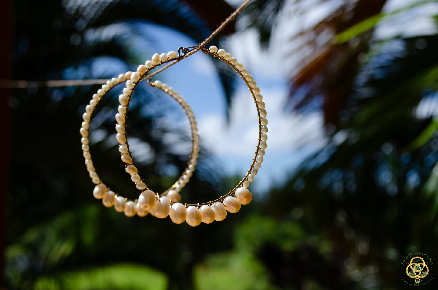 Pearl Hoop Earrings ~ Geniune Pearls (Small, Medium, Large, Many Styles)