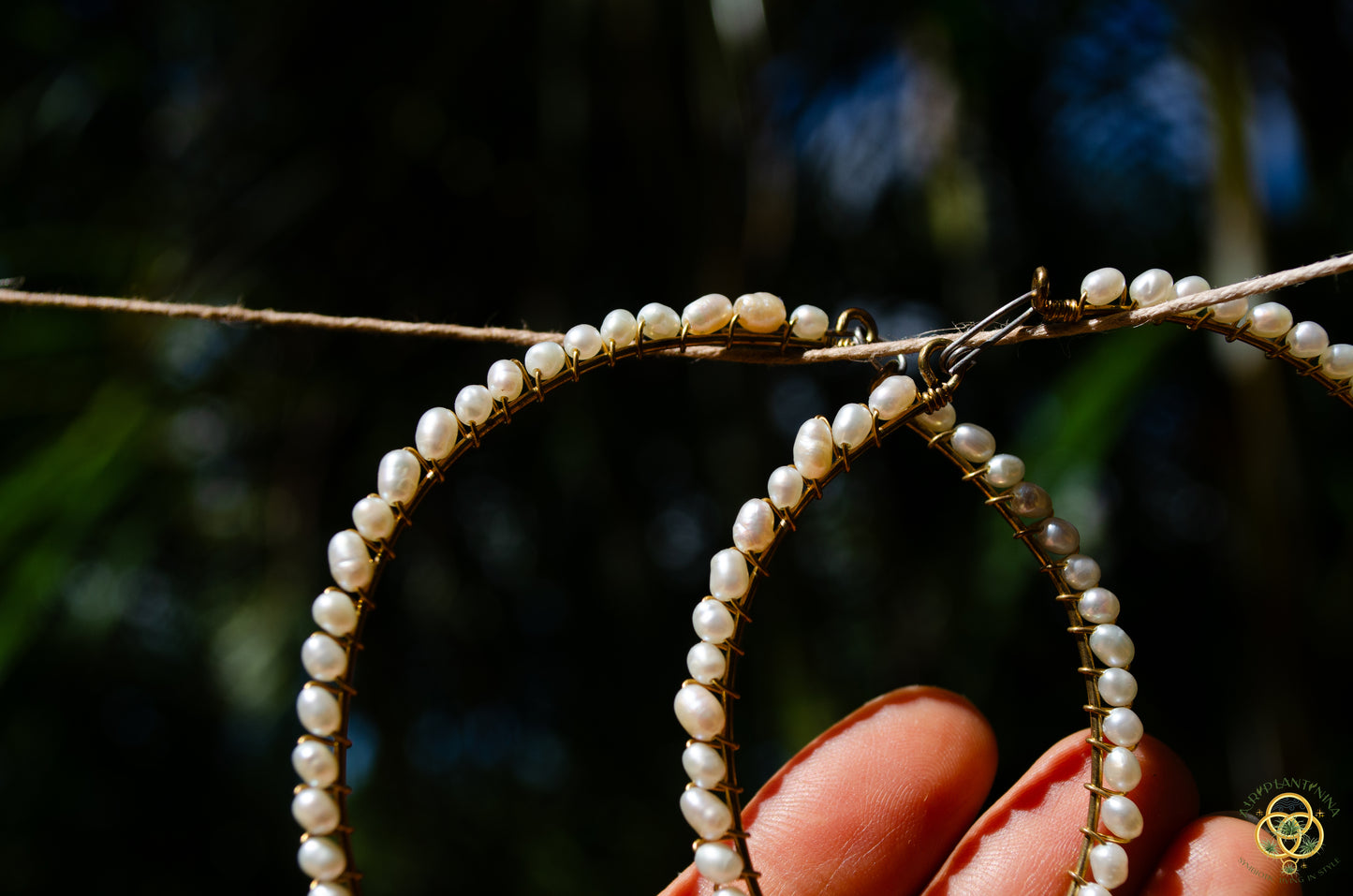 Pearl Hoop Earrings ~ Geniune Pearls (Small, Medium, Large, Many Styles)