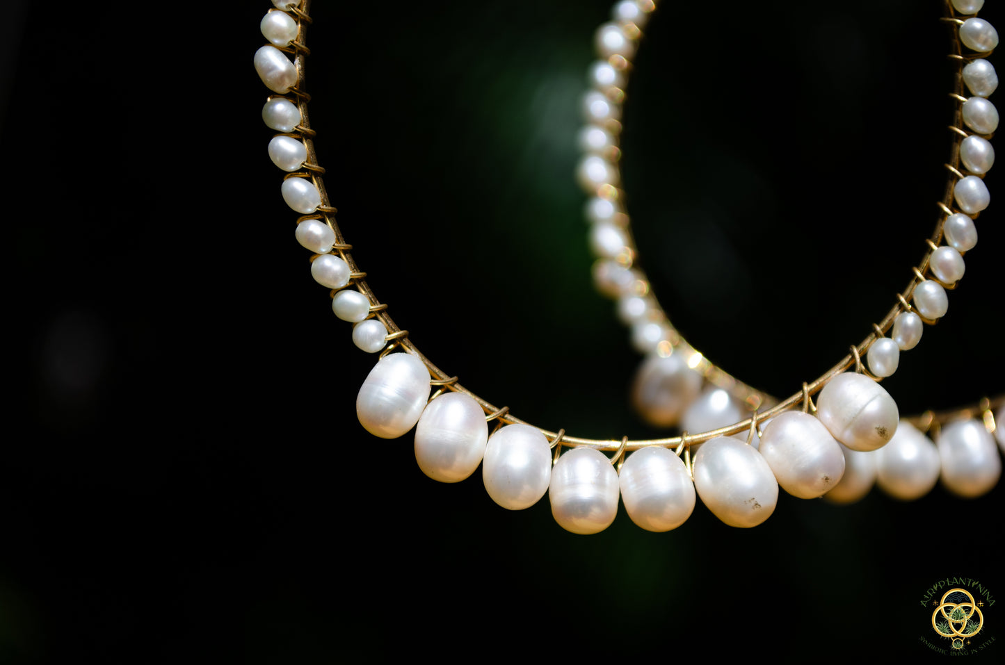 Pearl Hoop Earrings ~ Geniune Pearls (Small, Medium, Large, Many Styles)