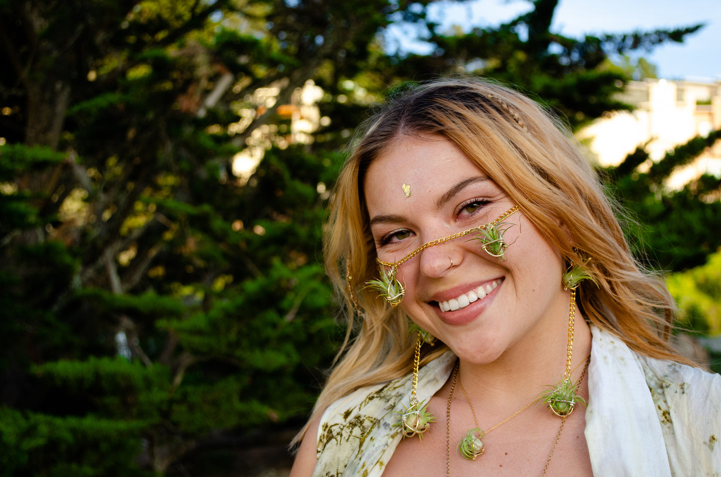 Air Plant Face Chain