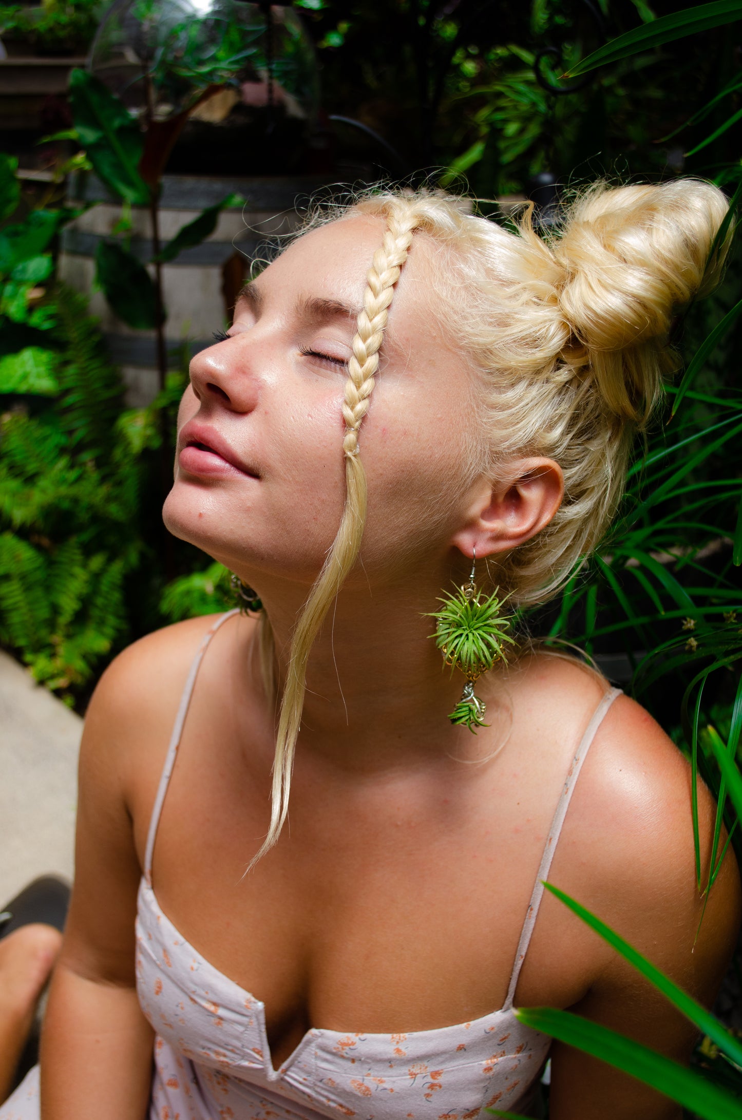 Air Plant Orb Earrings ~ Mama + Baby Air Plant