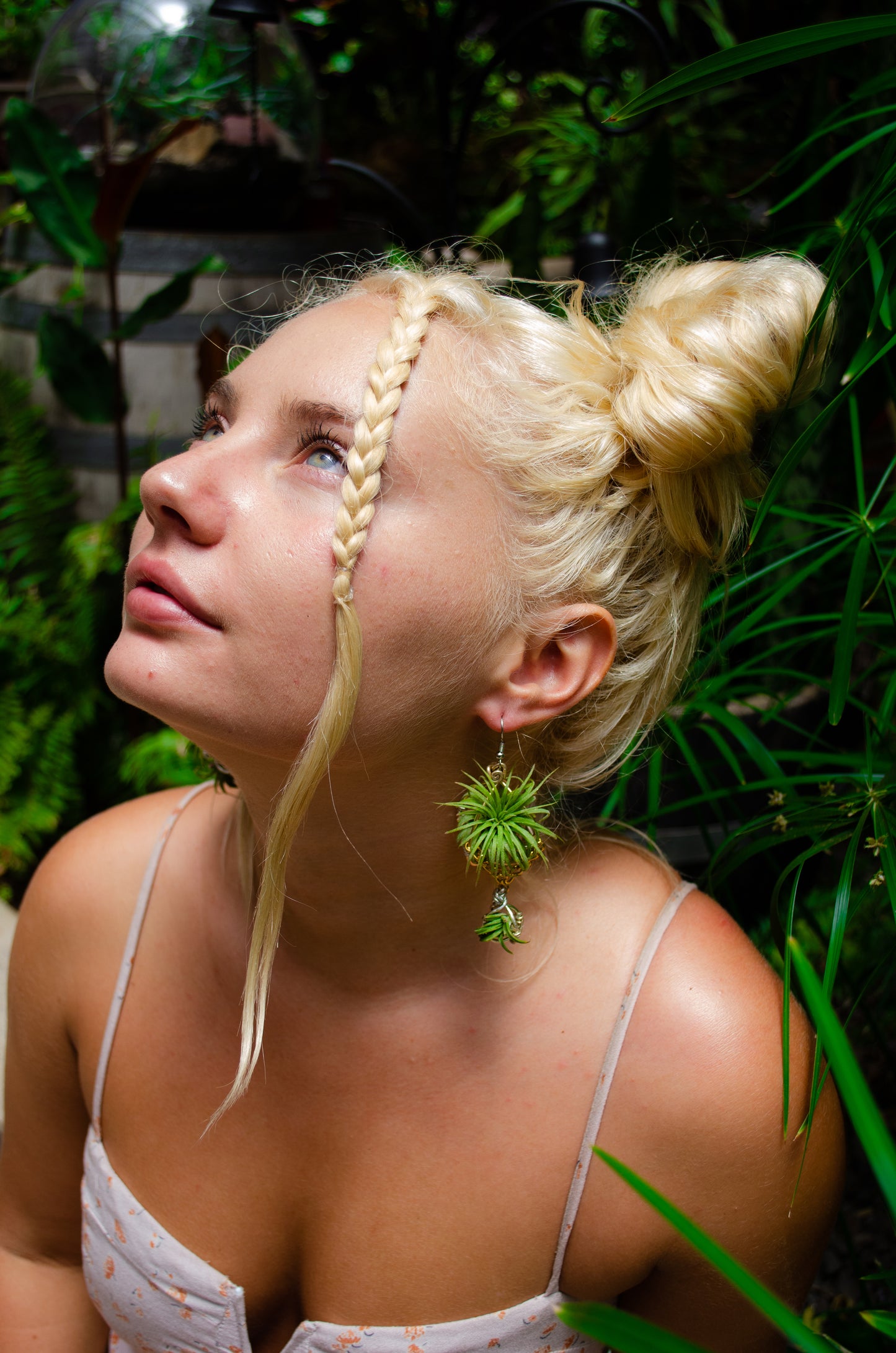 Air Plant Orb Earrings ~ Mama + Baby Air Plant