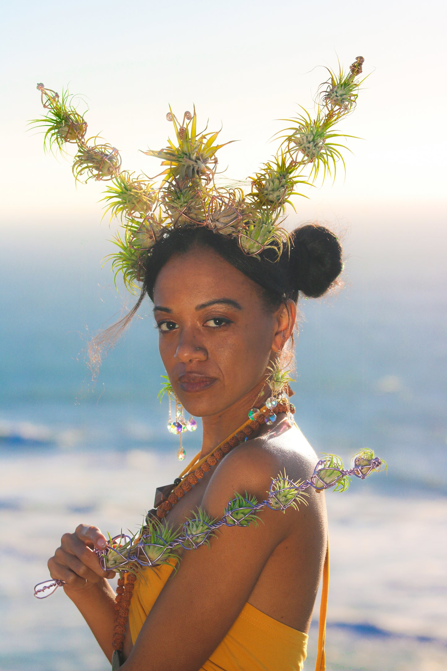 Air Plant Fairy Wand ~ Sculptural Jewelry