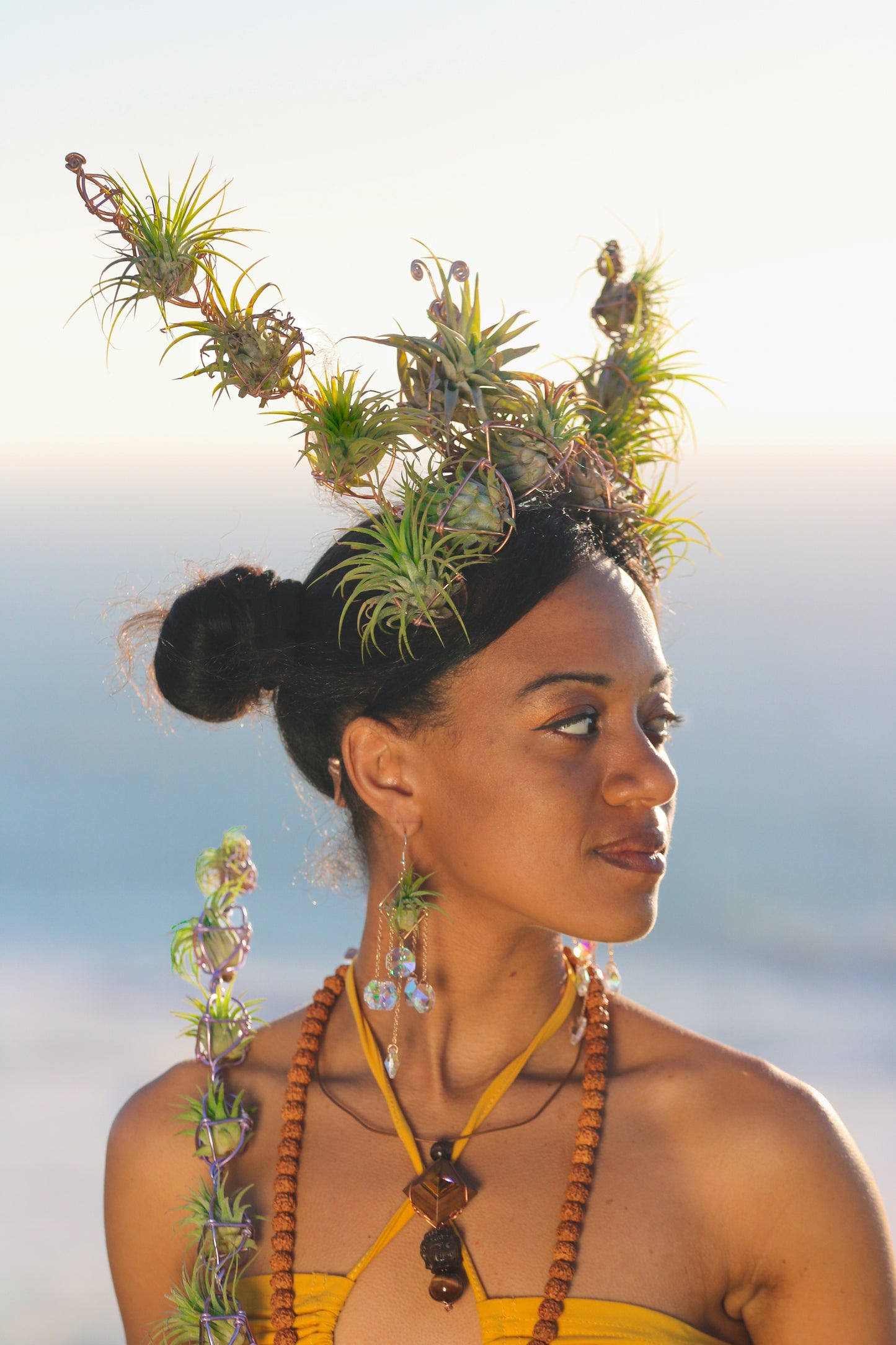 Air Plant Fairy Wand ~ Sculptural Jewelry