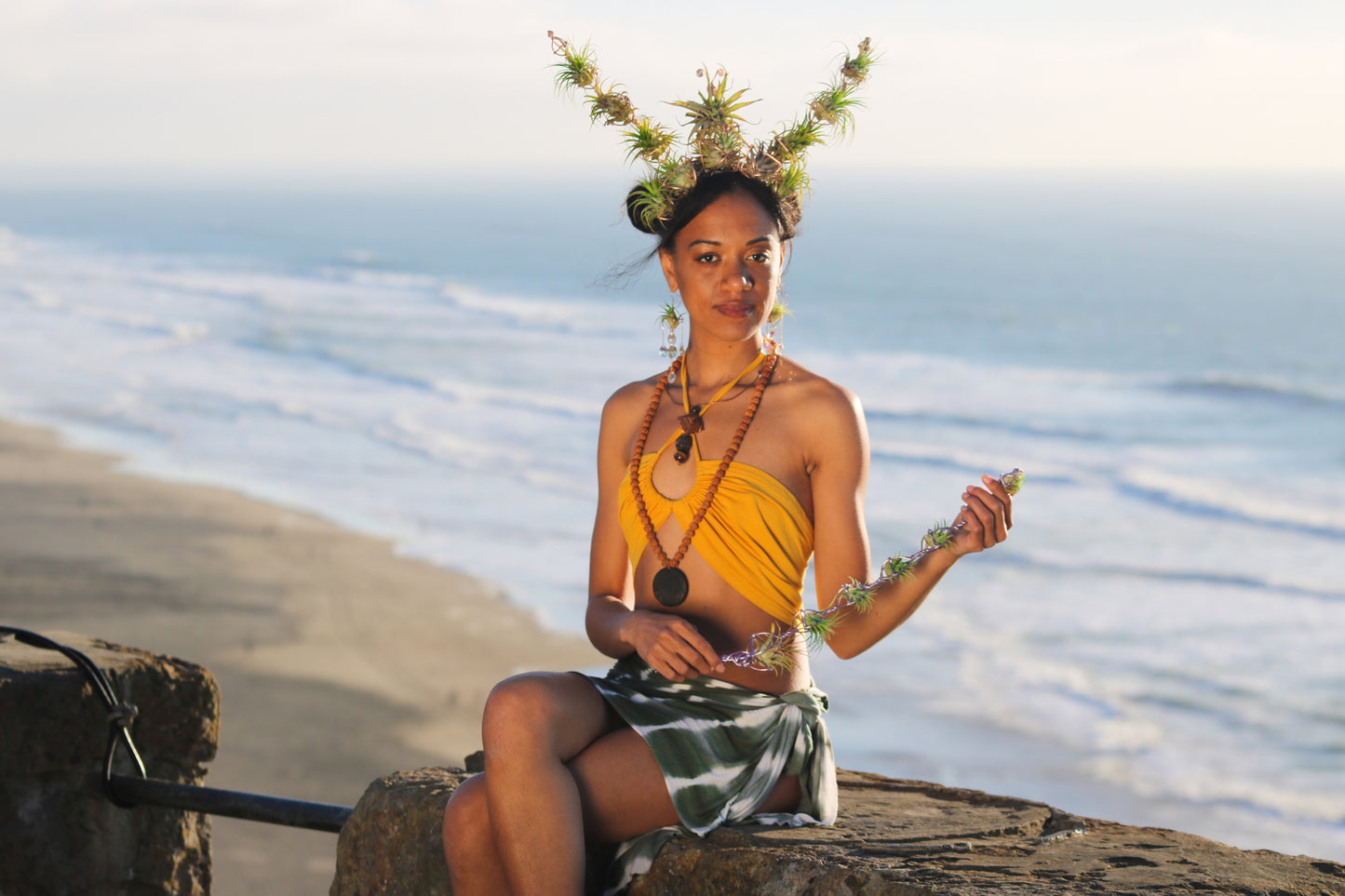 Air Plant Fairy Wand ~ Sculptural Jewelry