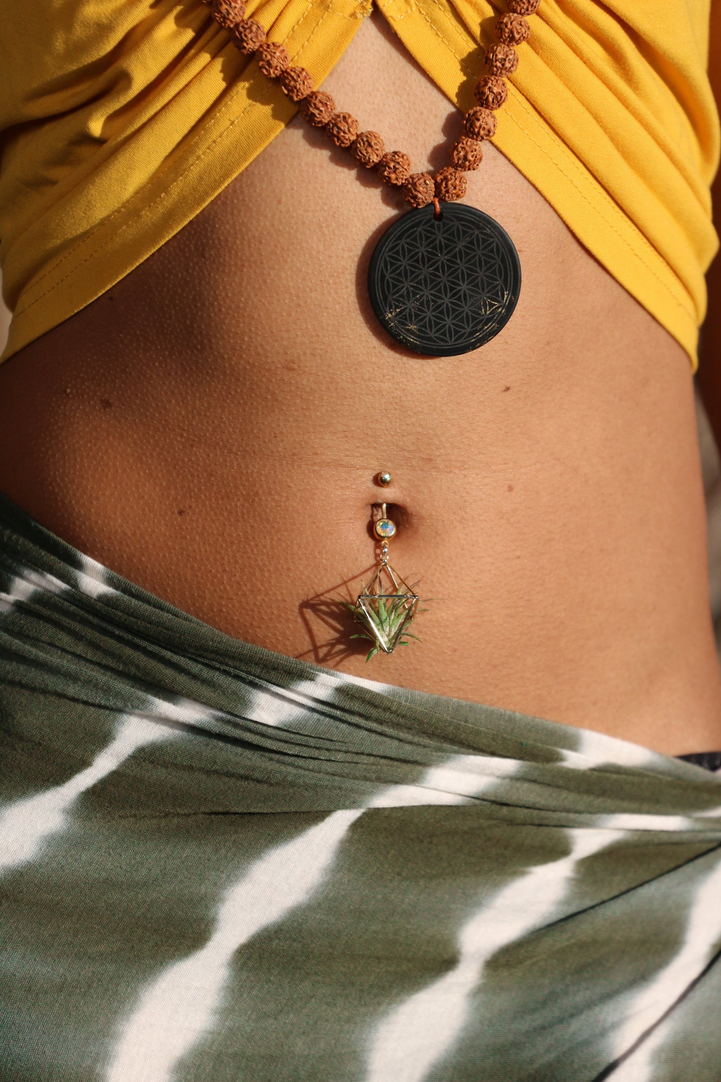 Air Plant Belly Ring