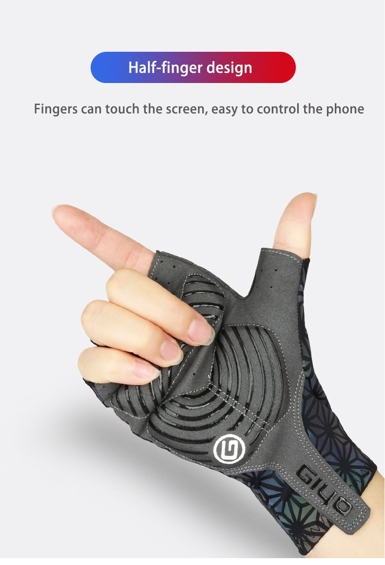 Ninja Avatar Warrior Sacred Geometry Reflective Holographic Rave Gloves