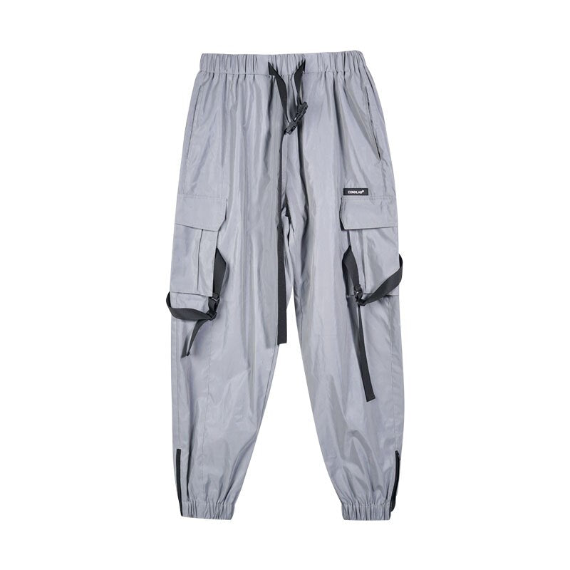 Tokyo Doll Ninja Holographic Reflective Hip Hop Harem Pants