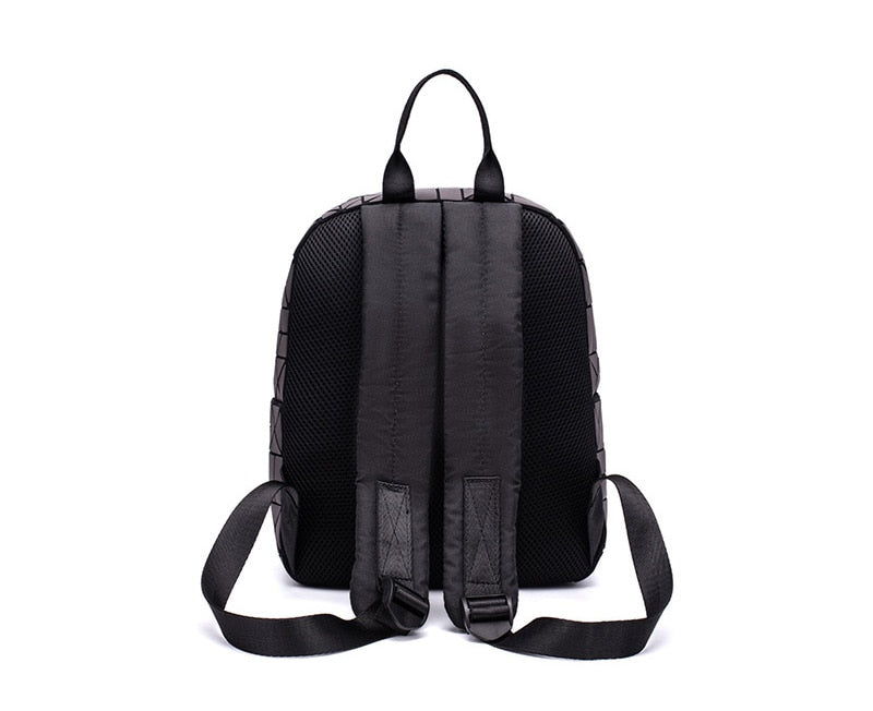 Ninja Warrior Holographic Reflective Sacred Geometry Harajuku Backpack