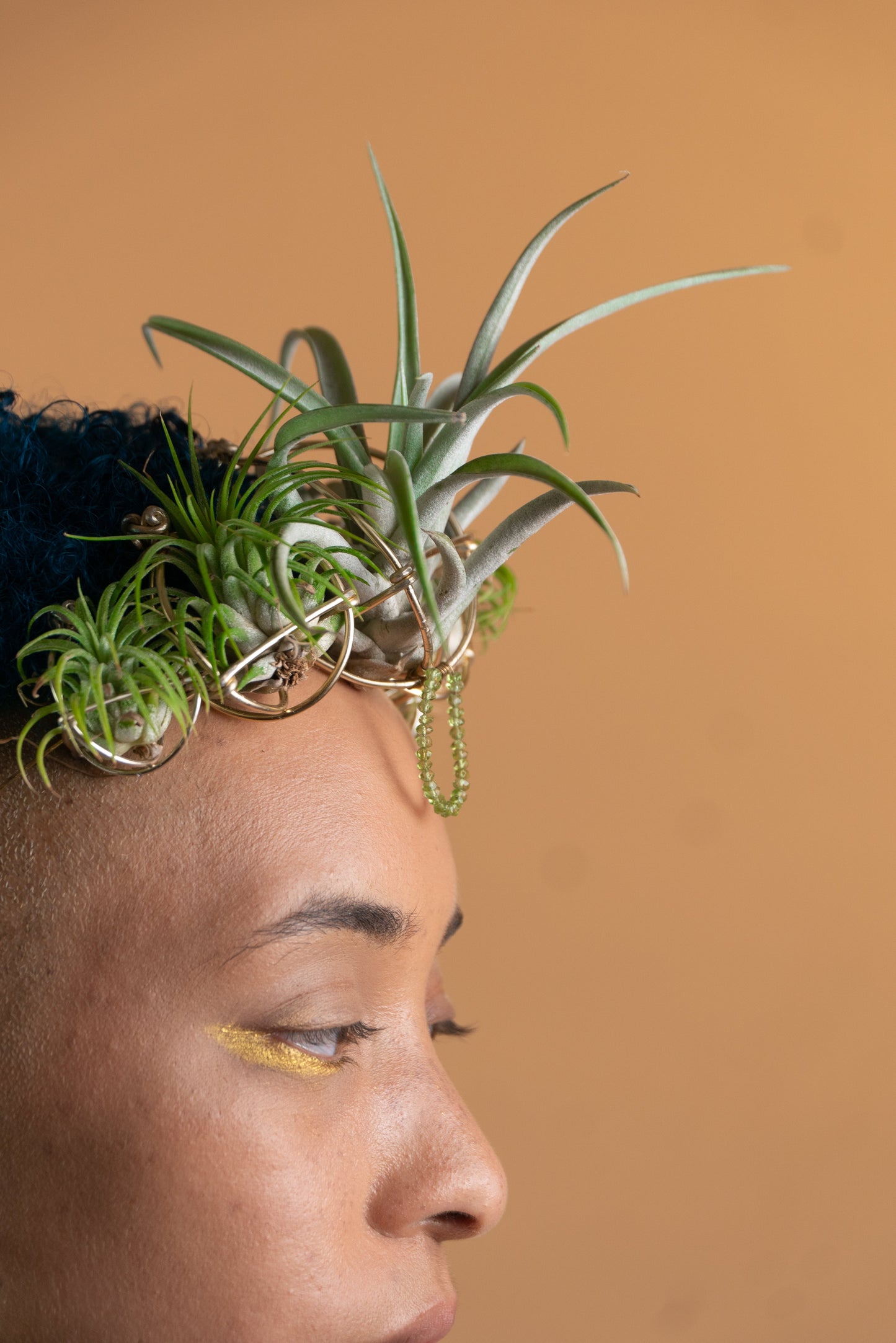 Air Plant Orb Goddess Crown ~ Living Plant Wreath Tiara