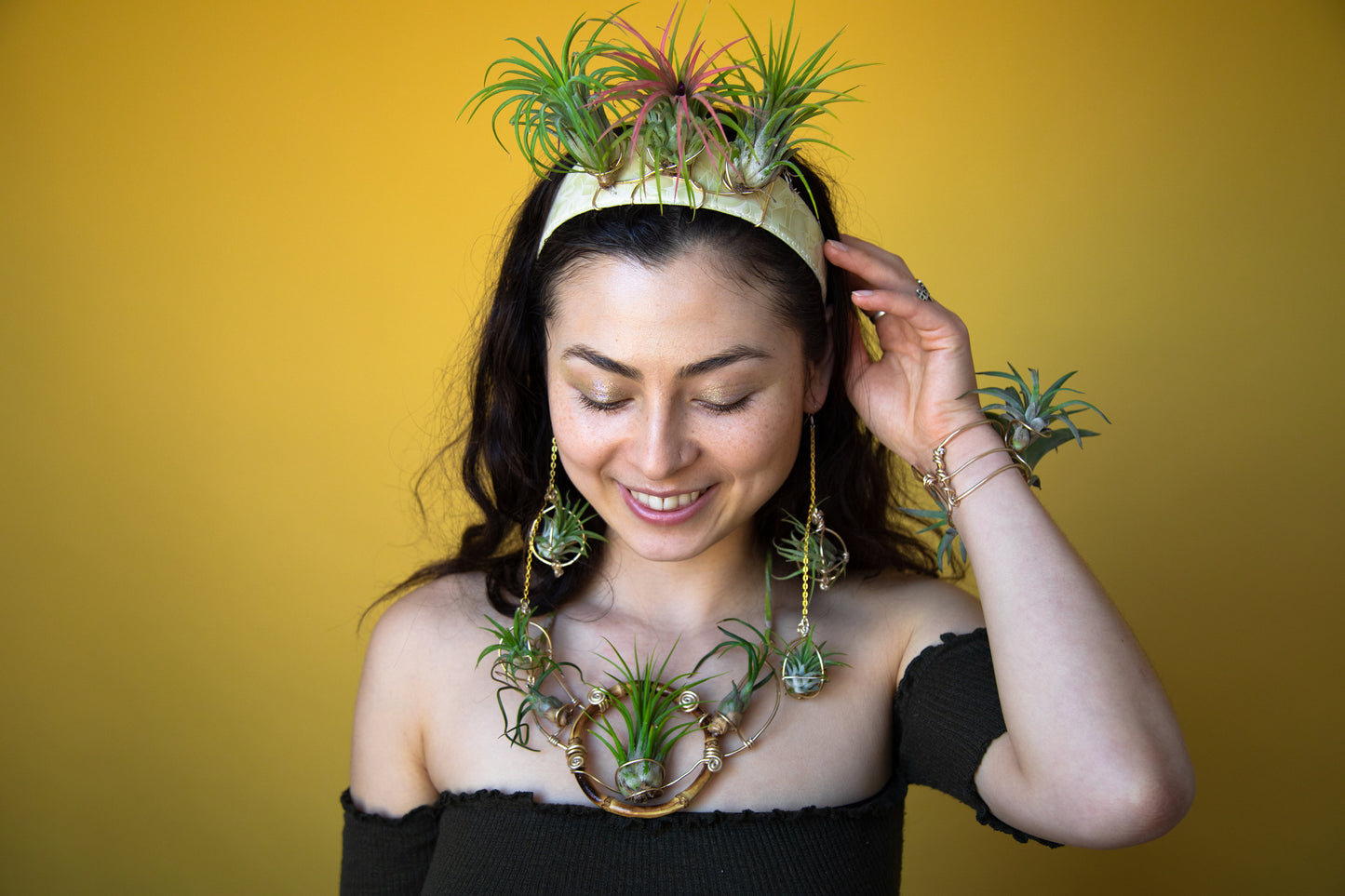 Air Plant Goddess Crown Wreath Headdress