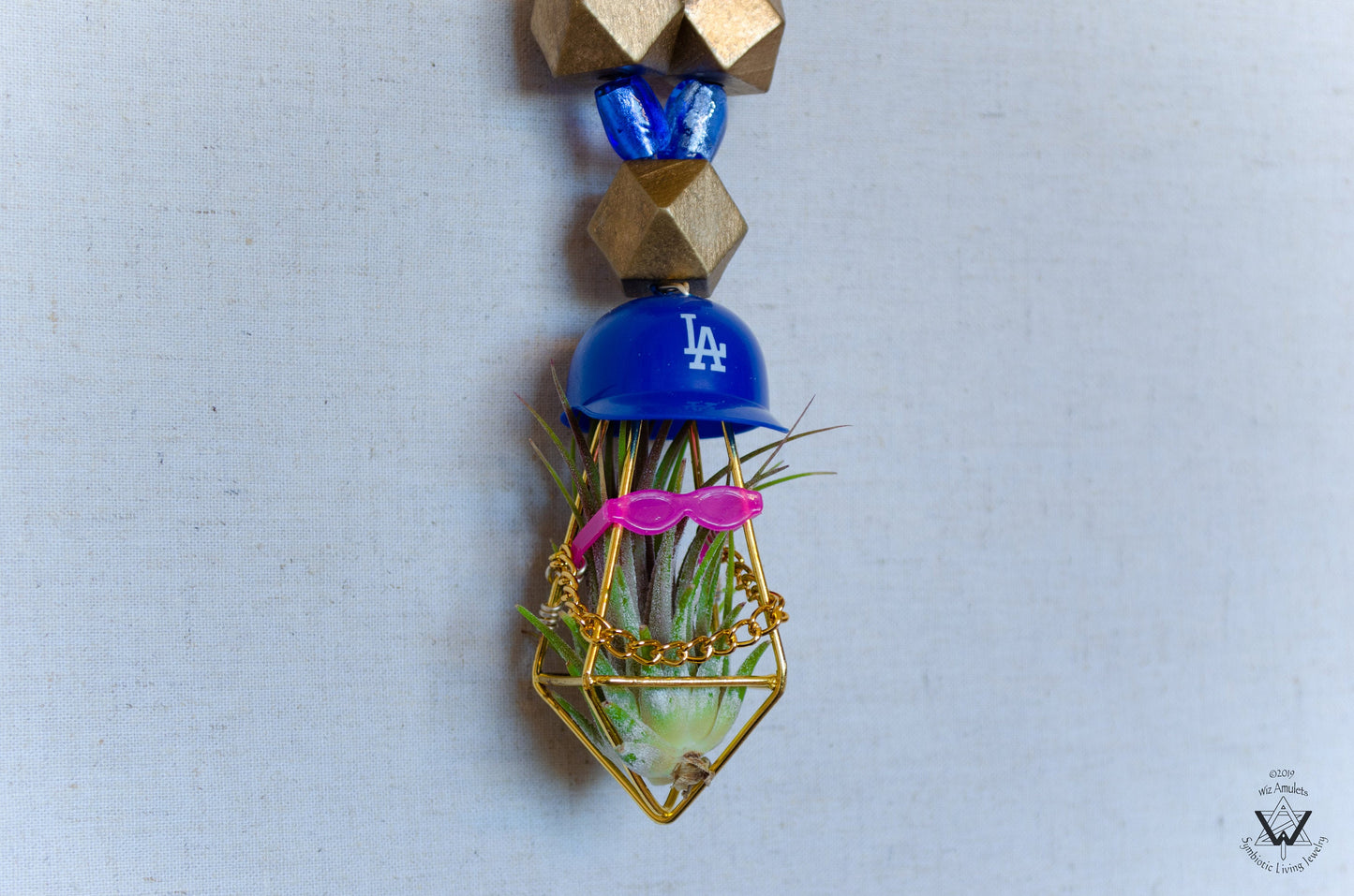 Hip Hop Character Air Plant Necklace Custom