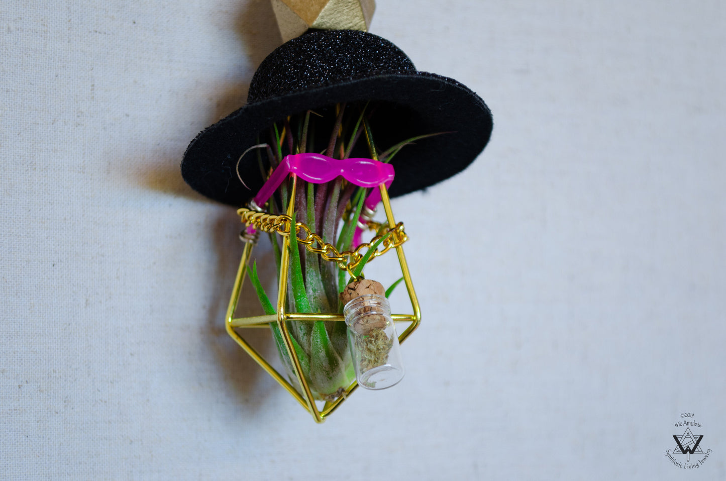 Hip Hop Character Air Plant Necklace Custom