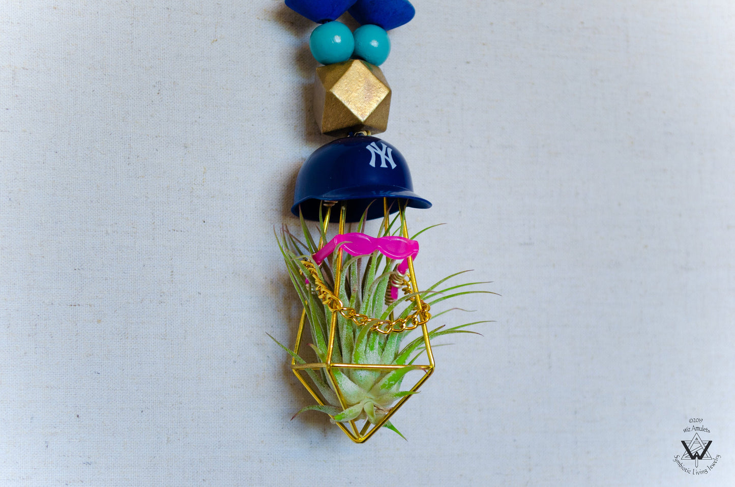 Hip Hop Character Air Plant Necklace Custom