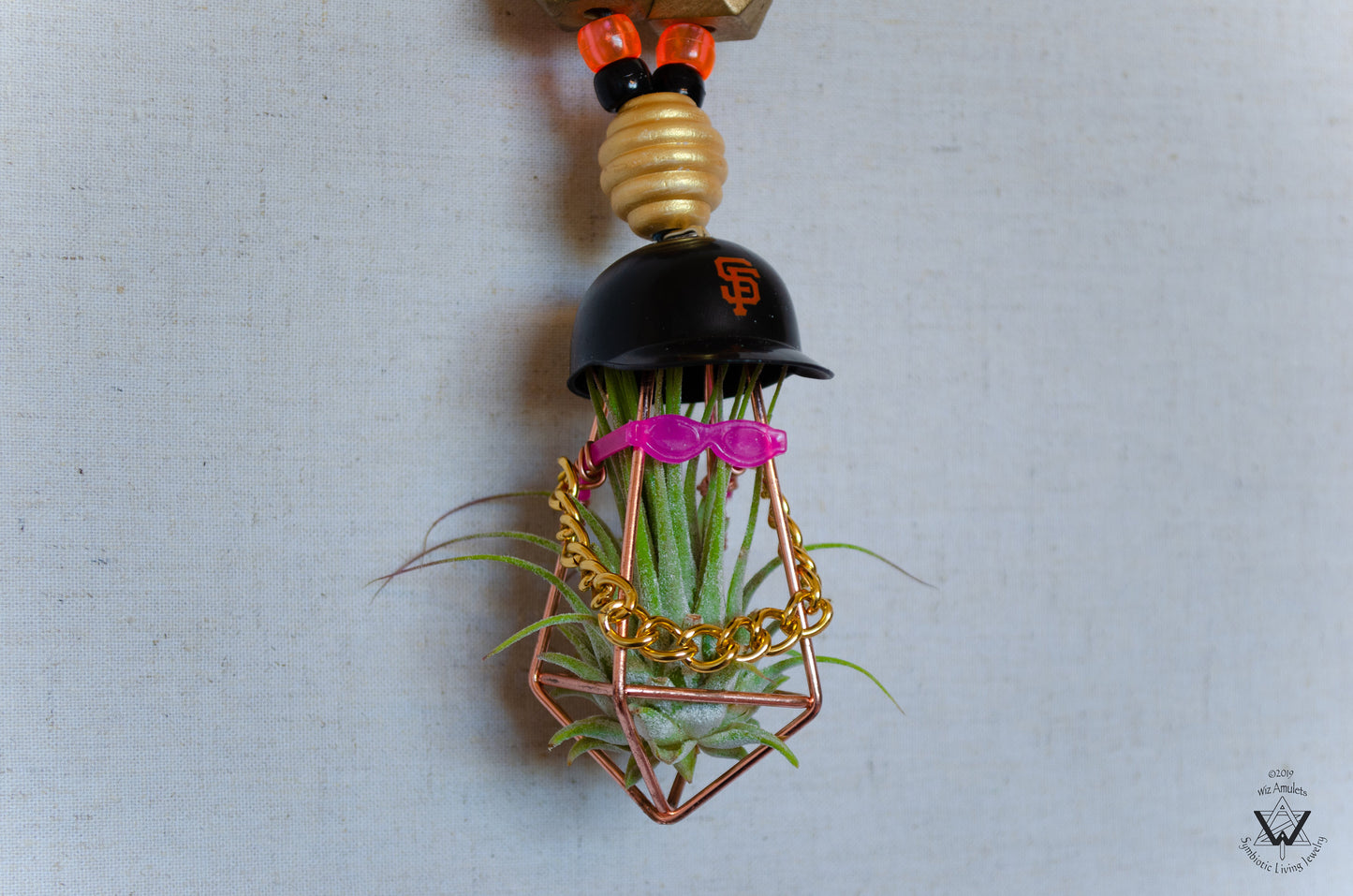 Hip Hop Character Air Plant Necklace Custom