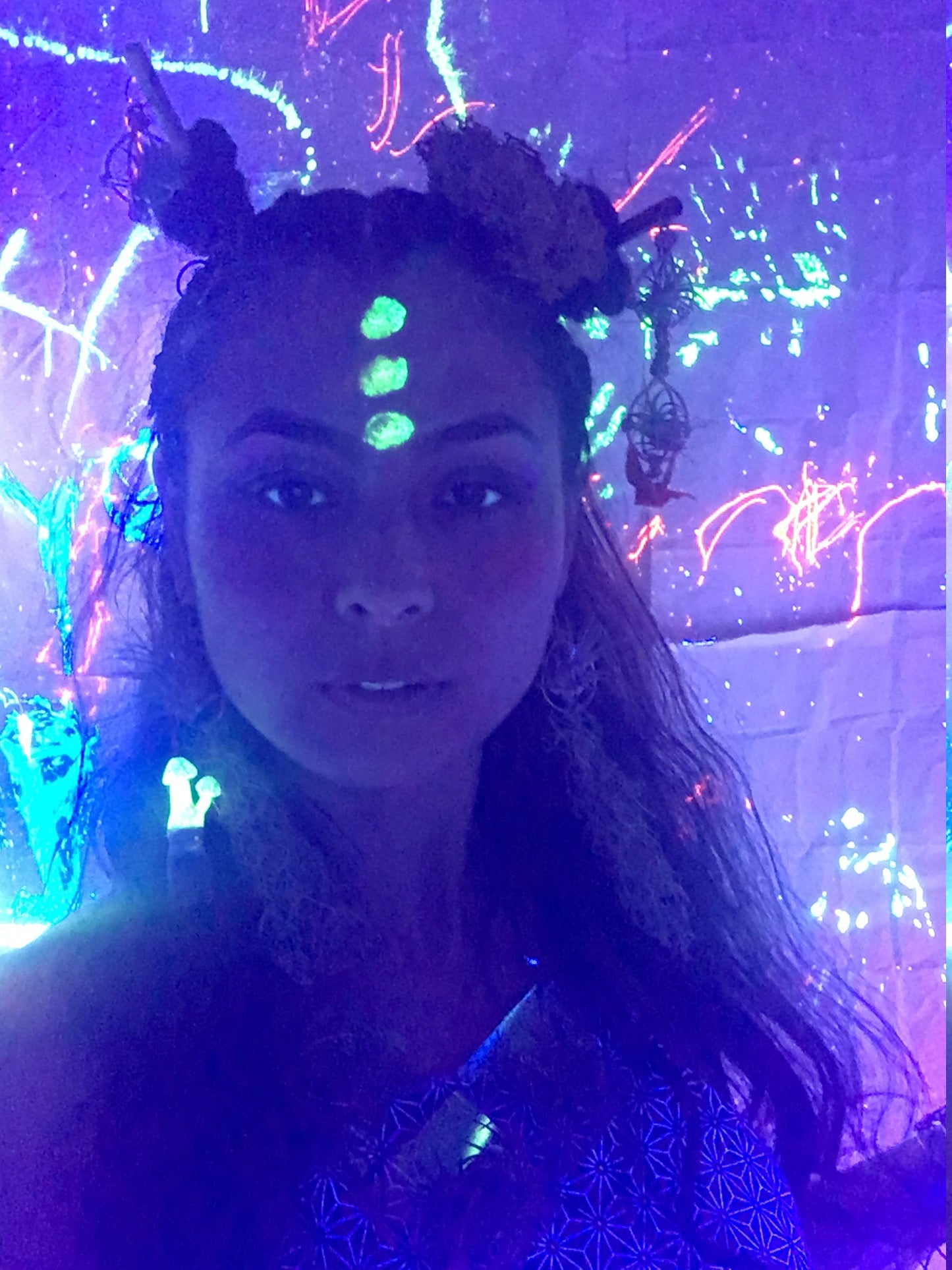 Glowing Mushroom Jar Container Earrings Screw Top Lid