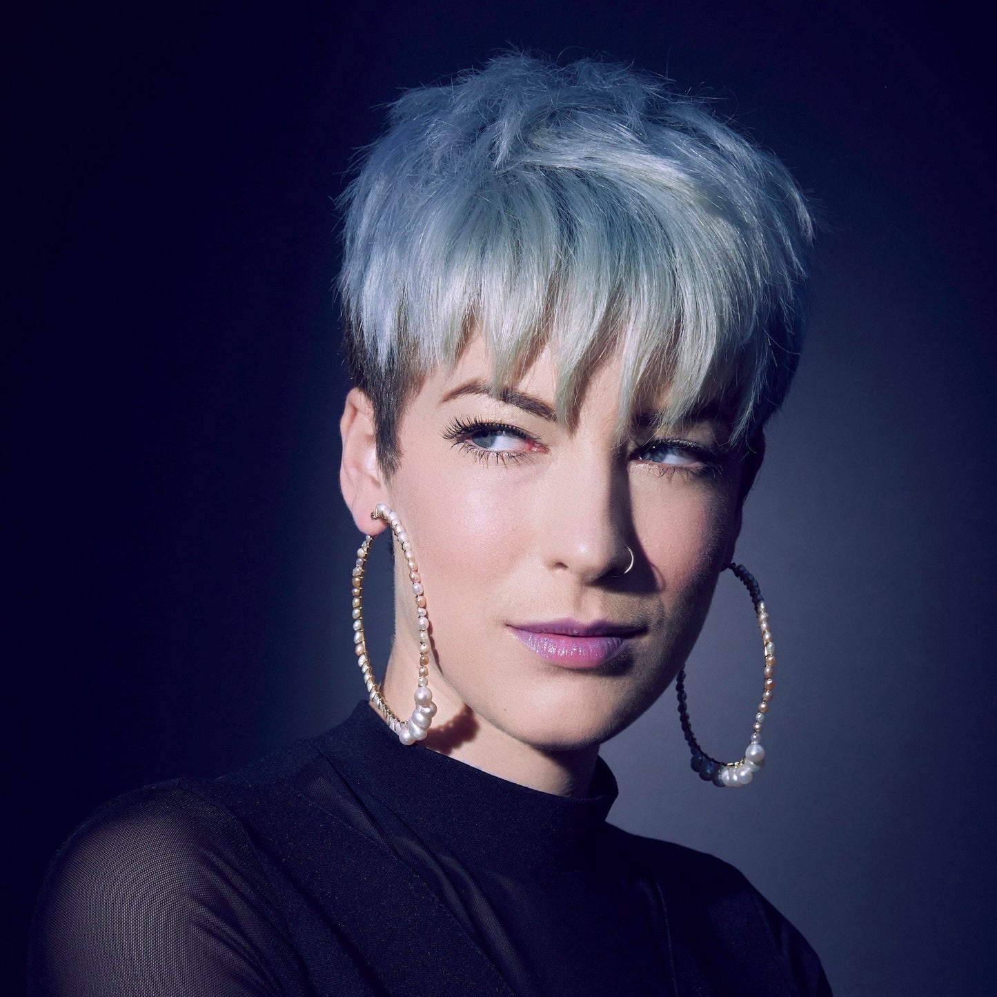 Pearl Hoop Earrings ~ Geniune Pearls (Small, Medium, Large, Many Styles)