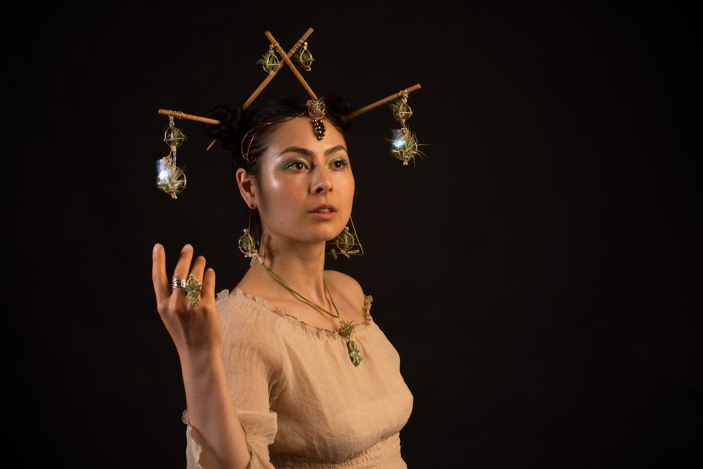 Air Plant Fairy Circlet Tiara Diadem Crown