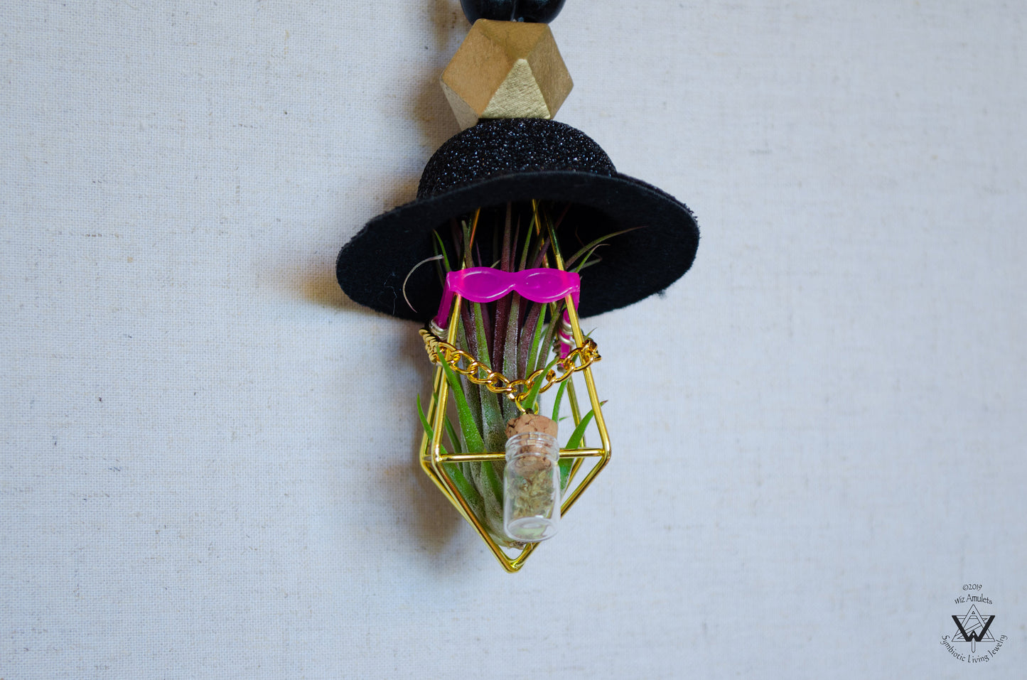 Hip Hop Character Air Plant Necklace Custom
