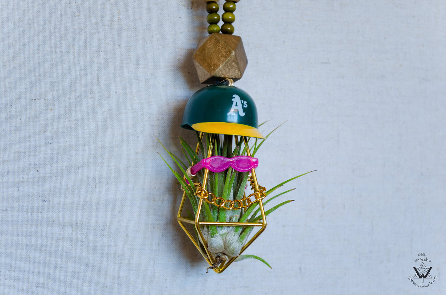 Hip Hop Character Air Plant Necklace Custom