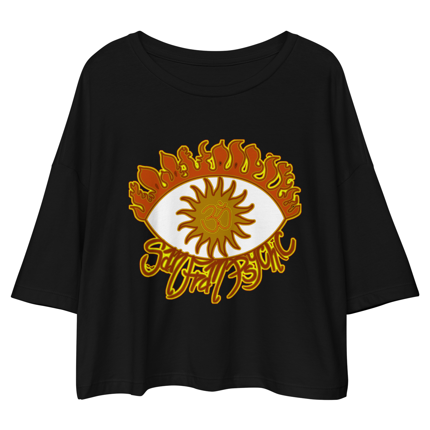 Fiya Eye San FranPsychic Crop Top
