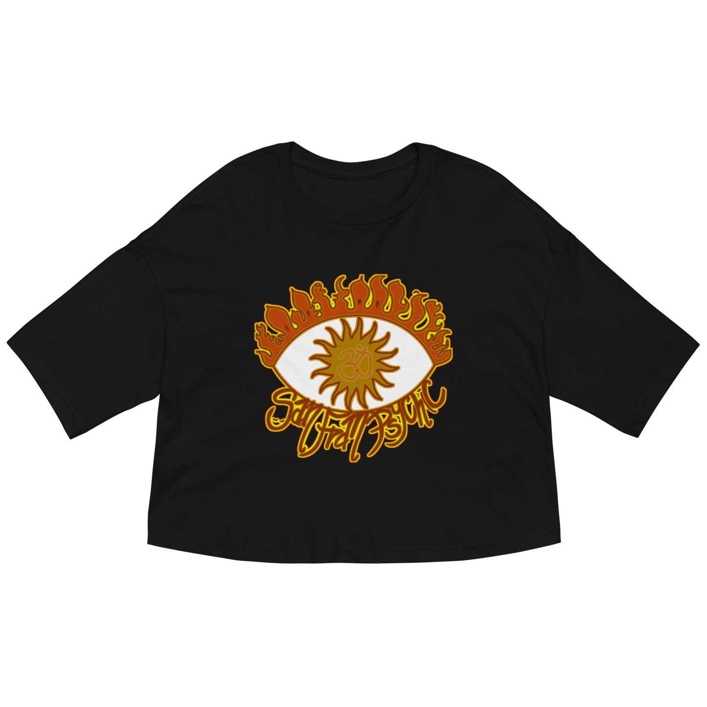 Fiya Eye San FranPsychic Crop Top