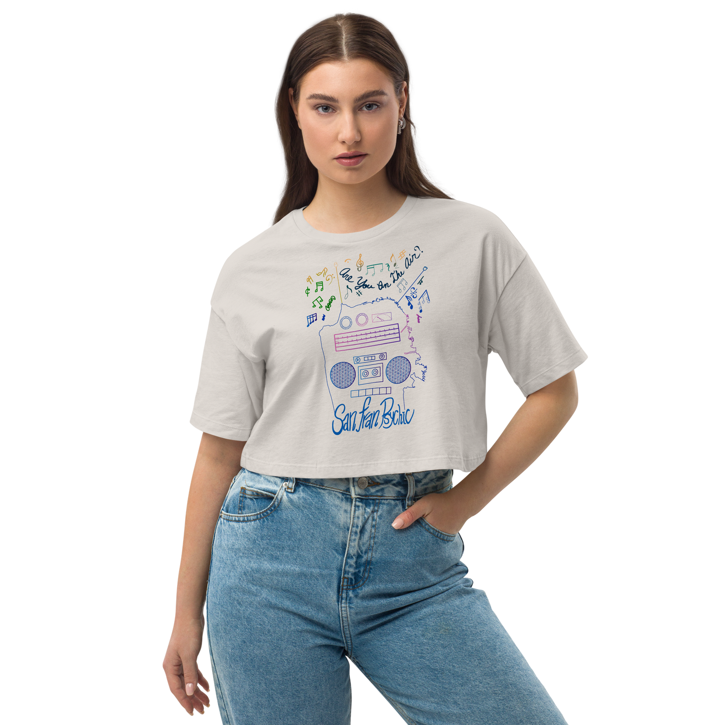 SF Radio San FranPsychic Crop Top