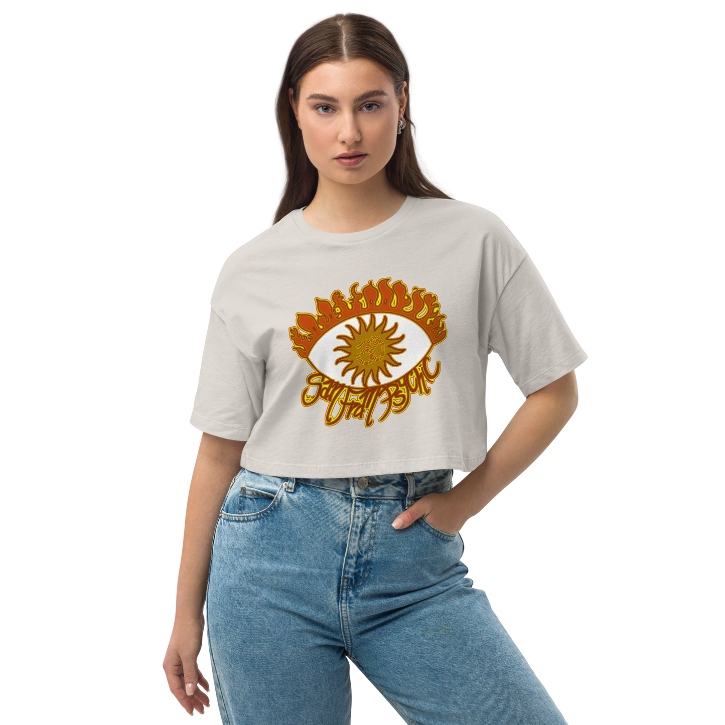 Fiya Eye San FranPsychic Crop Top