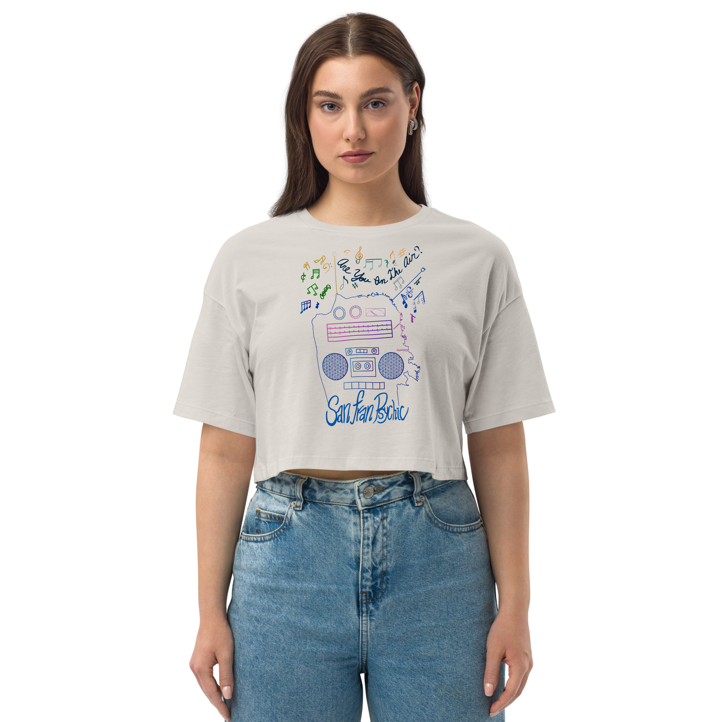 SF Radio San FranPsychic Crop Top
