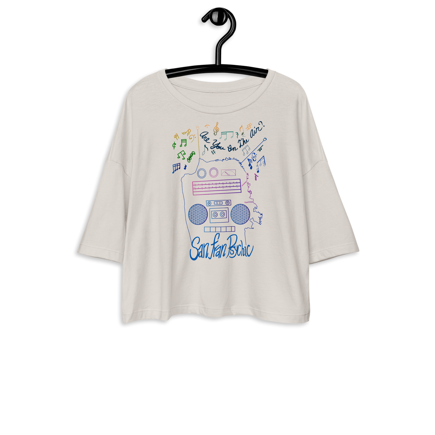 SF Radio San FranPsychic Crop Top