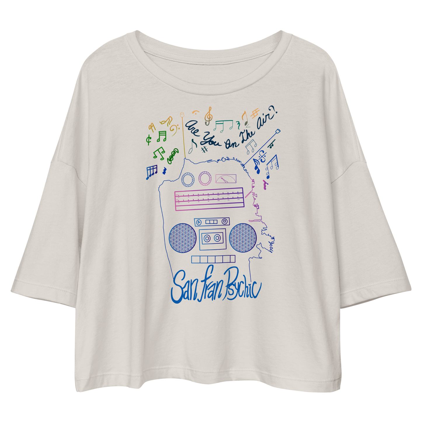 SF Radio San FranPsychic Crop Top