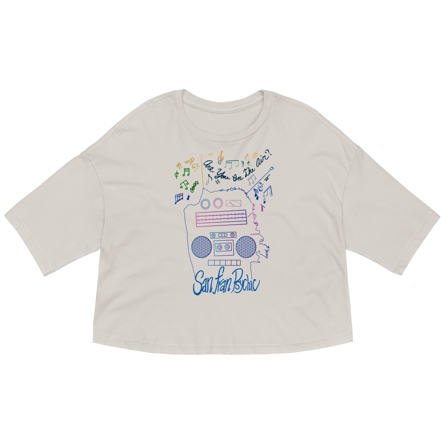 SF Radio San FranPsychic Crop Top