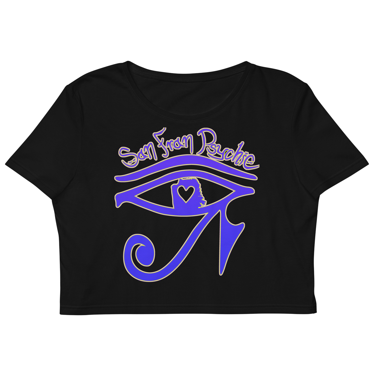 SF Ra Eye Mystic San FranPsychic Crop Top