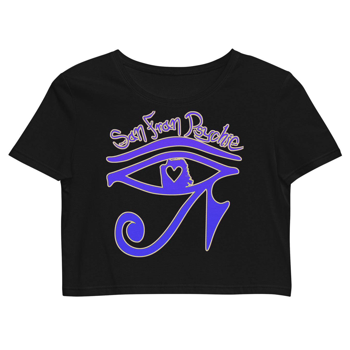 SF Ra Eye Mystic San FranPsychic Crop Top